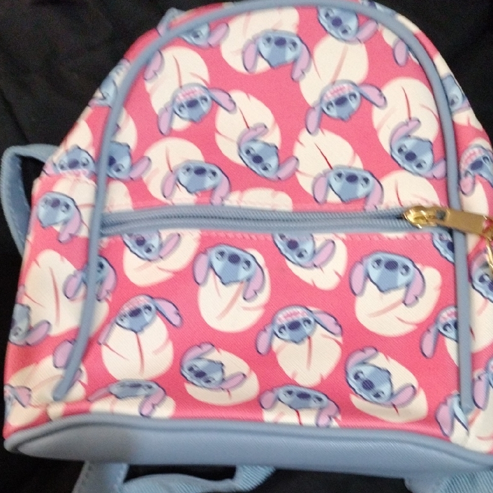 Disney Pink and Blue Cartoon Character Bag